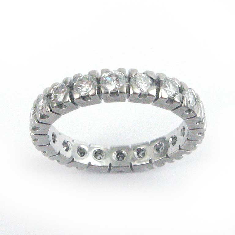 Weissgold Diamantring