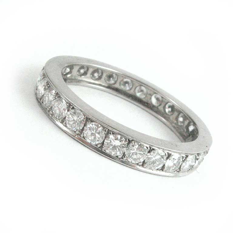 Brillantring in Weissgold