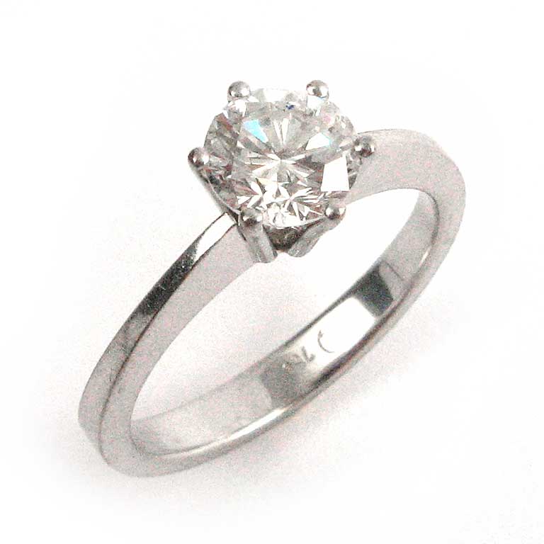 Brillant Ring mit einem Einkaräter