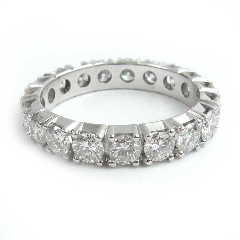 Brillant Weissgoldring von Bucherer, Alliance, mit 2.97 ct Brillanten